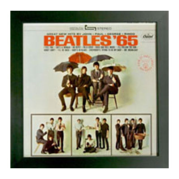 Beatles album with black frame