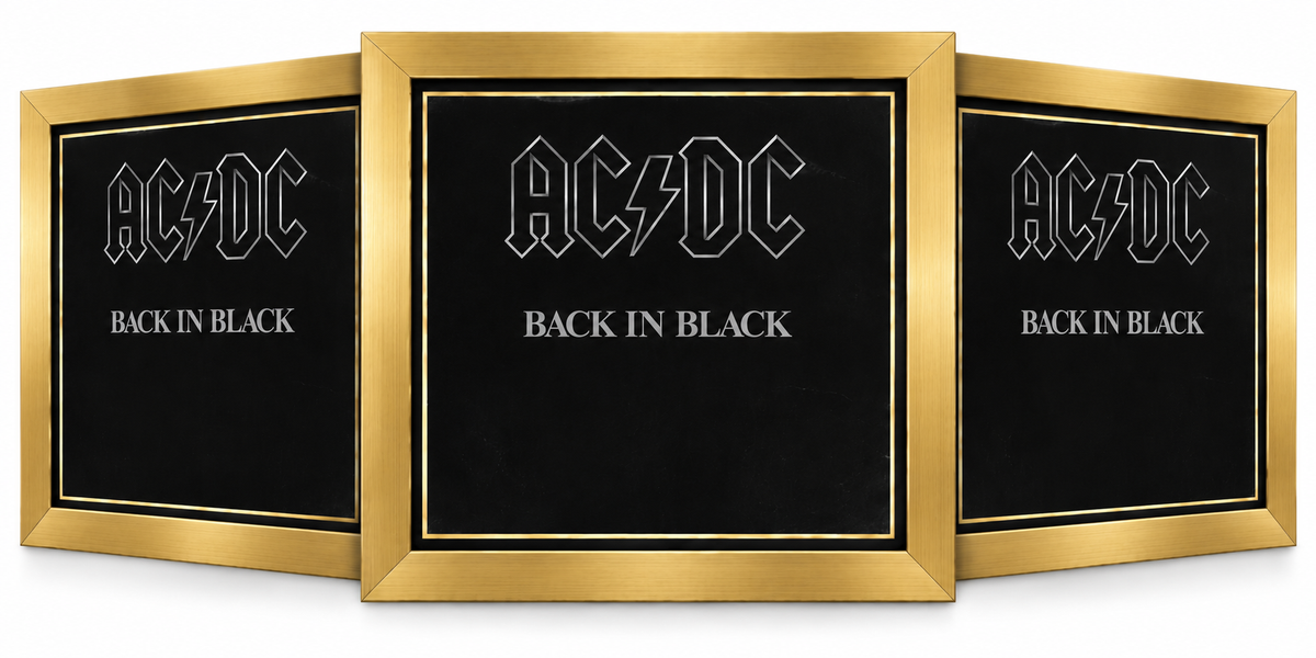 3-Pack Vinyl Record Album Frames For The Wall