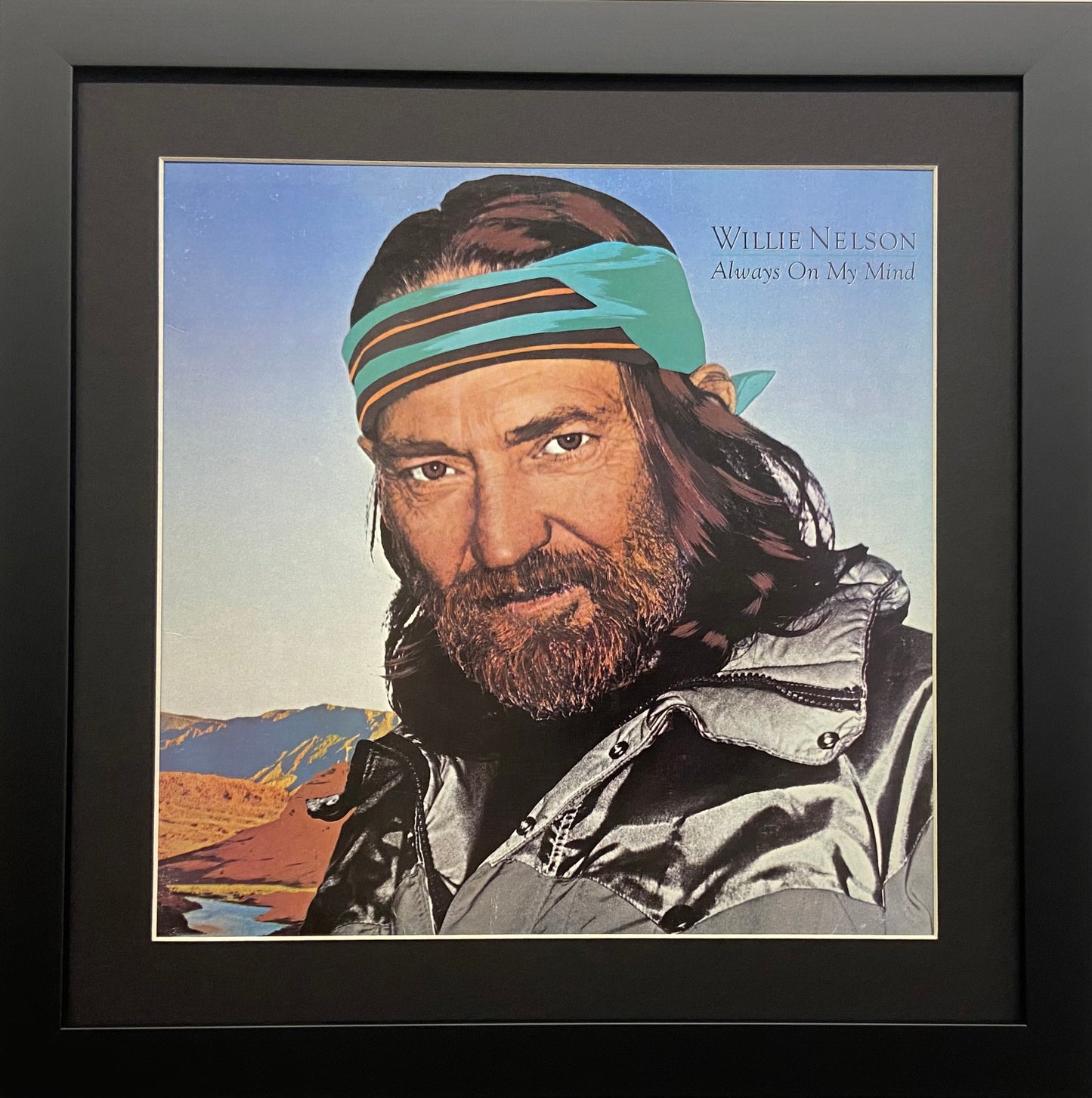 12" LP Record Album Frame for sleeve with black mat no trim