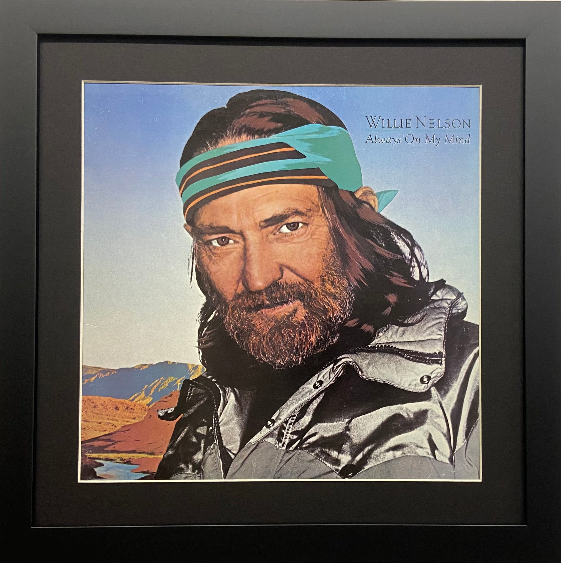 12" LP Record Album Frame for sleeve with black mat no trim