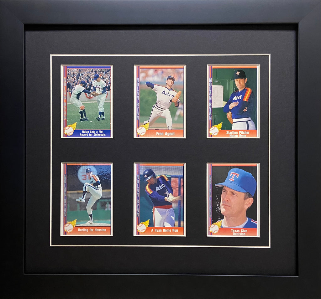Six Trading Cards Frame Frame My Collection LLC