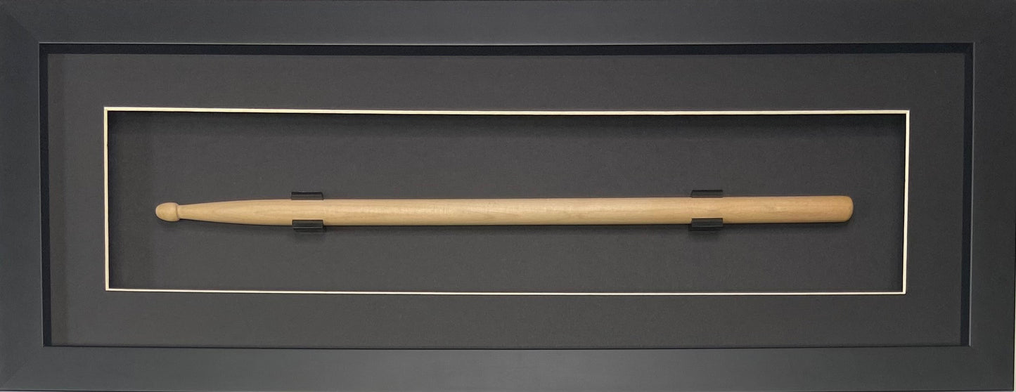 drum stick frame black-white trim black frame
