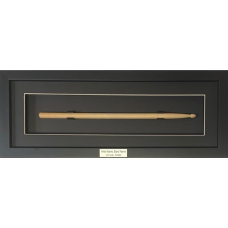 drum stick frame black-white trim black frame