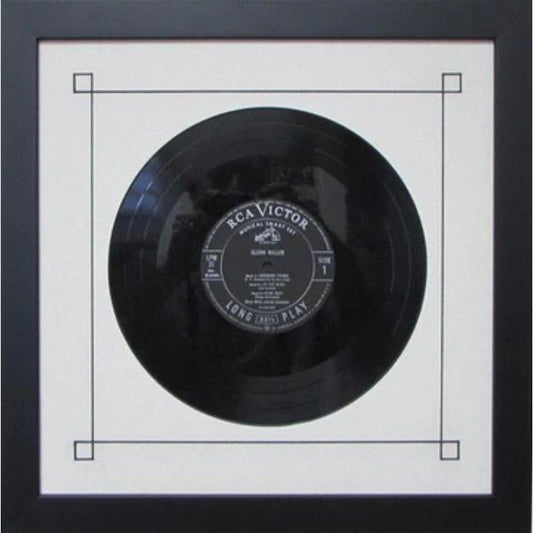 10" vinyl frame with white mat