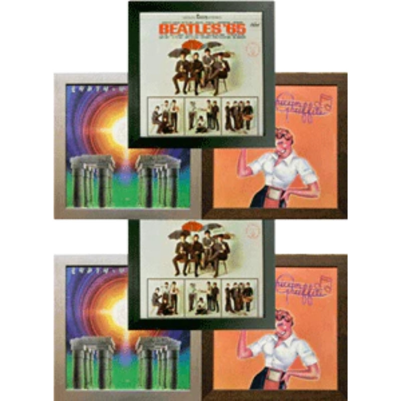 6 pack vinyl record album frame