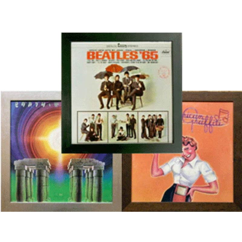 3 pack vinyl record album frame