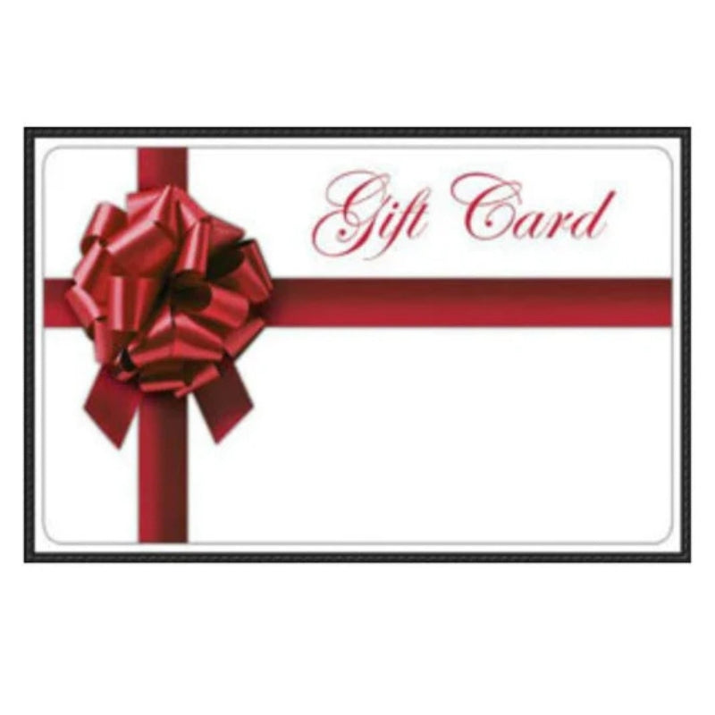 gift card red bow