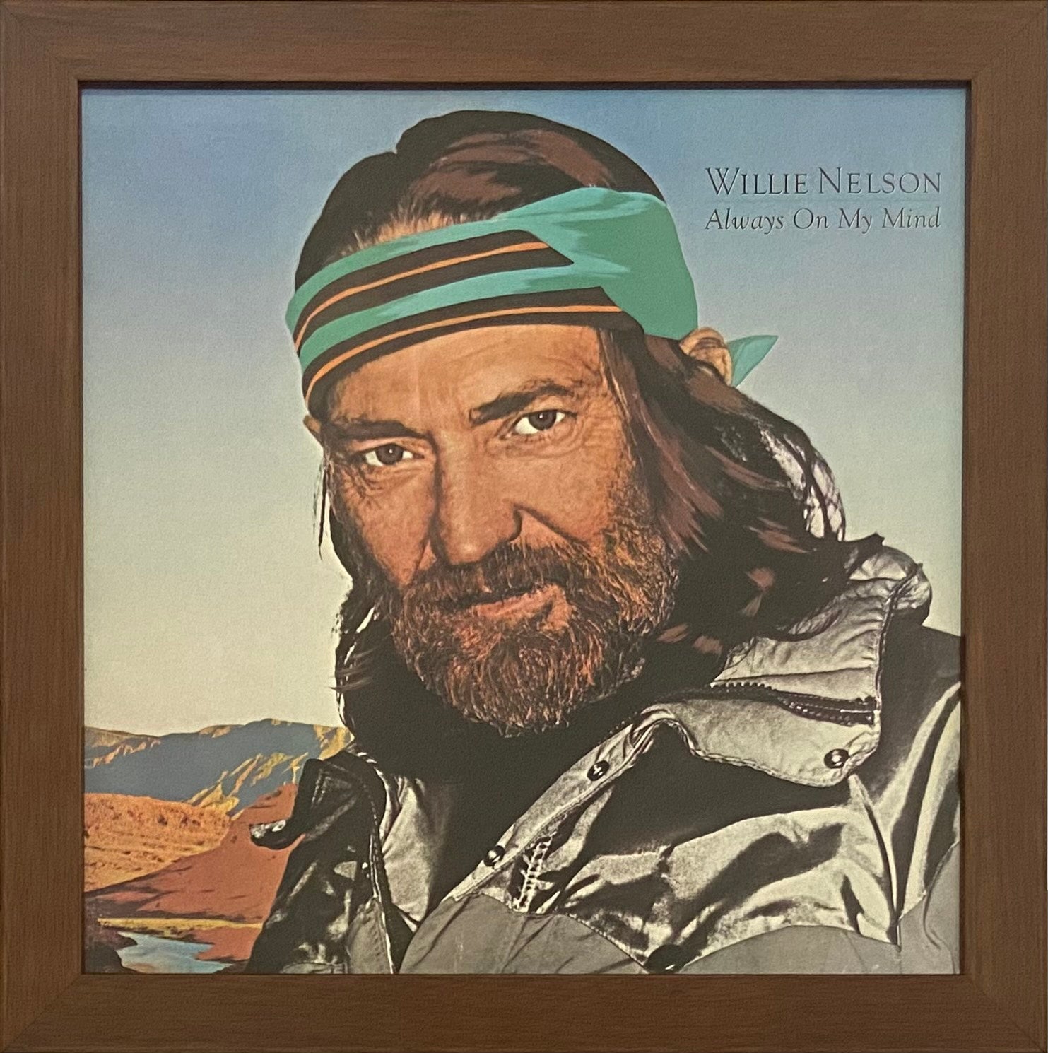 12" LP Record Album Frame walnut frame