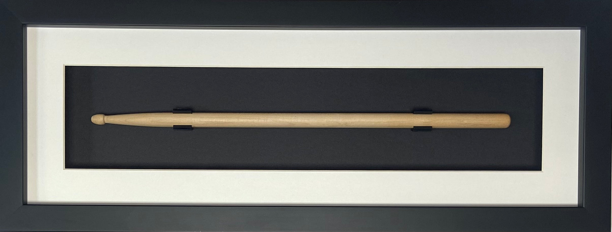 drum stick frame white-white trim black frame