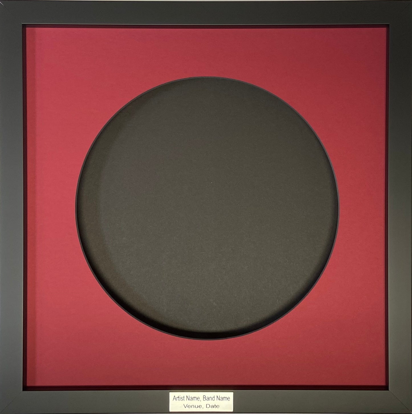 Drum Head with Name Plate red mat