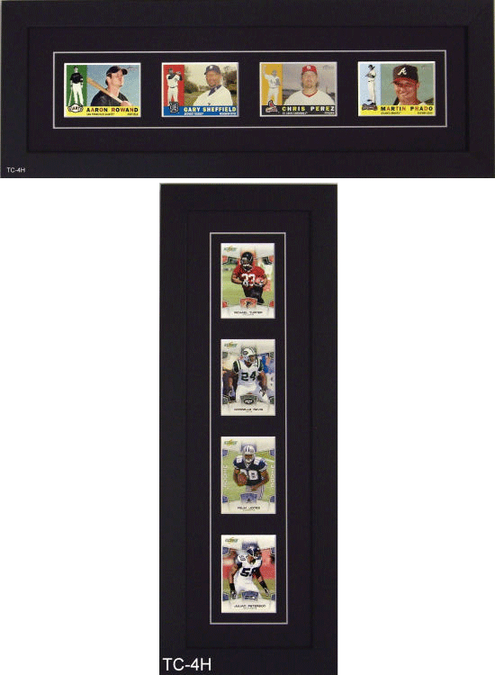 Four Trading Card Frame Horizontal Frame My Collection LLC