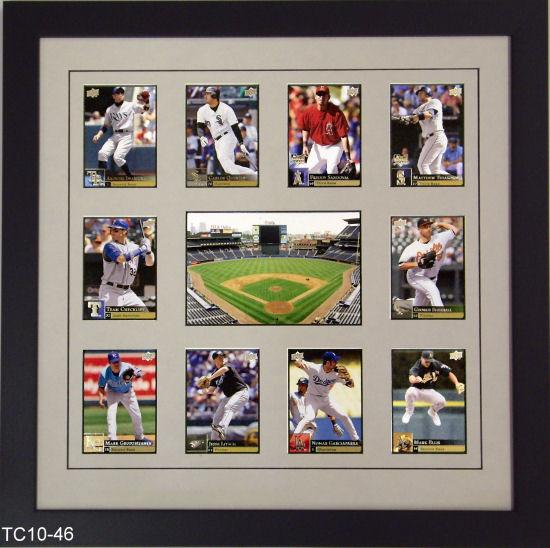 Ten Trading Card Frame with Photo - Frame My Collection