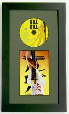 DVD Frame with Insert Booklet green mat black frame
