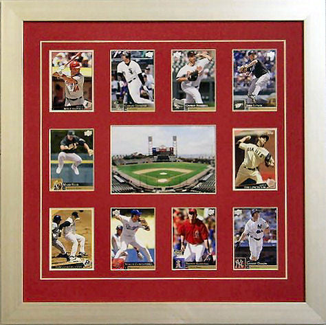 Ten Trading Card Frame with Photo - Frame My Collection