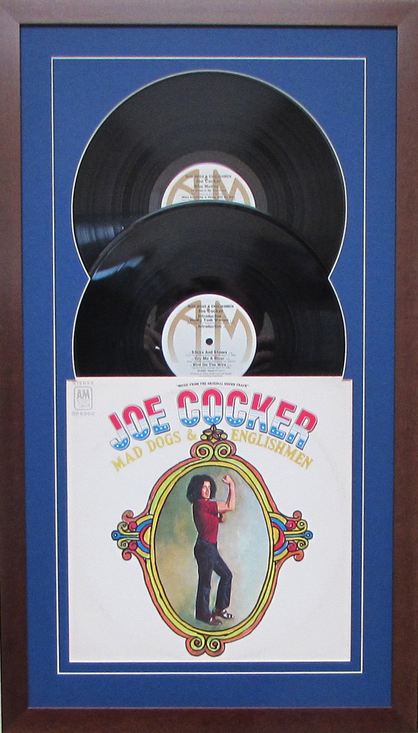 12" LP Double Vinyl Record Album Frame with Sleeve, Jukebox Style
