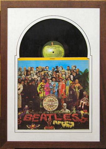 10" LP Vinyl (78) Frame with Sleeve, Jukebox style