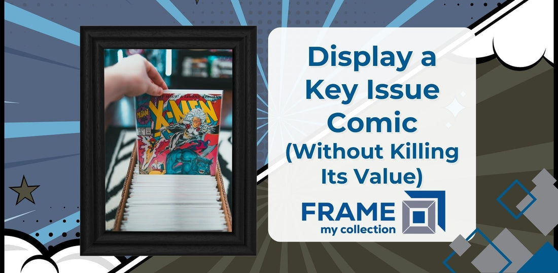 X-Men key issue comic in a frame 
