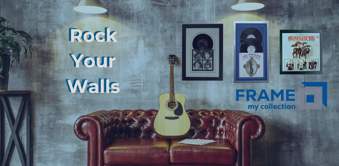 Rock Your Walls with Framed Album Covers & Vinyl Records