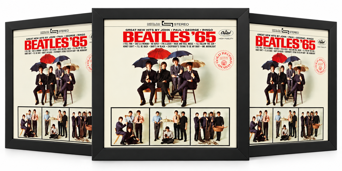 3-Pack Vinyl Record Album Frames For The Wall