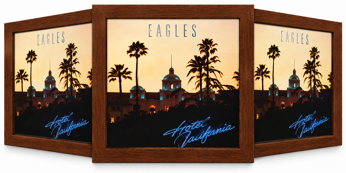 3-Pack Vinyl Record Album Frames For The Wall