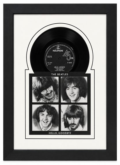 7" 45 Vinyl Record Frame with Sleeve, Jukebox Style