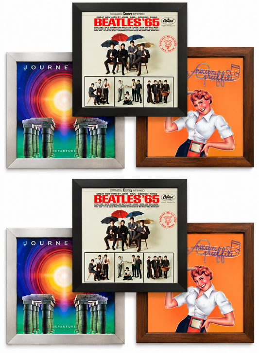 6-Pack Vinyl Record Album Frames For The Wall
