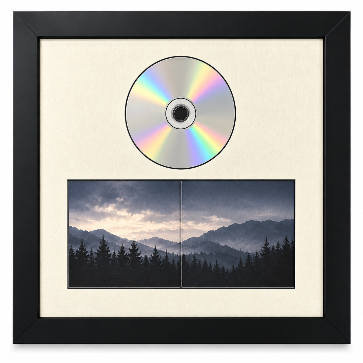 CD Frame with Double Insert / Booklet
