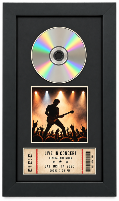 CD Frame with Insert / Booklet and Ticket