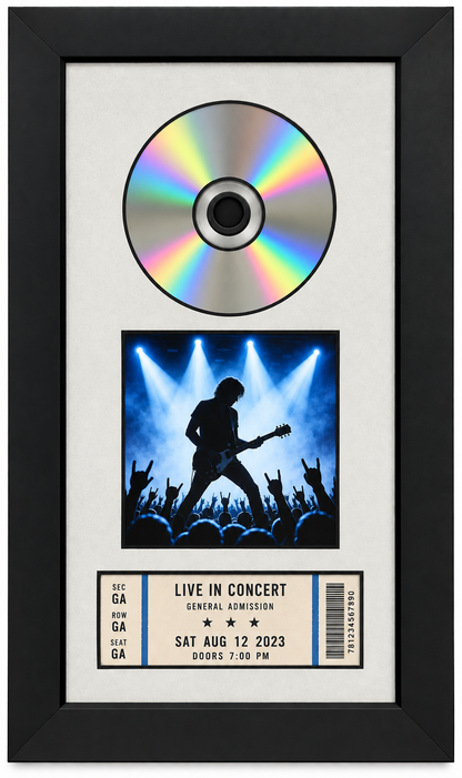CD Frame with Insert / Booklet and Ticket