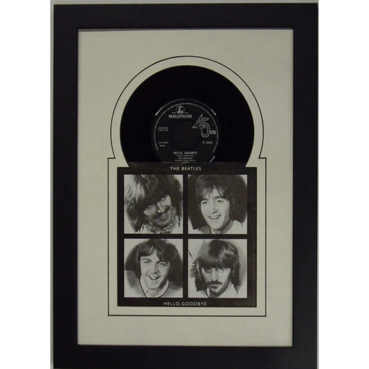 7" 45 Vinyl Record Frame with Sleeve Jukebox Style black frame