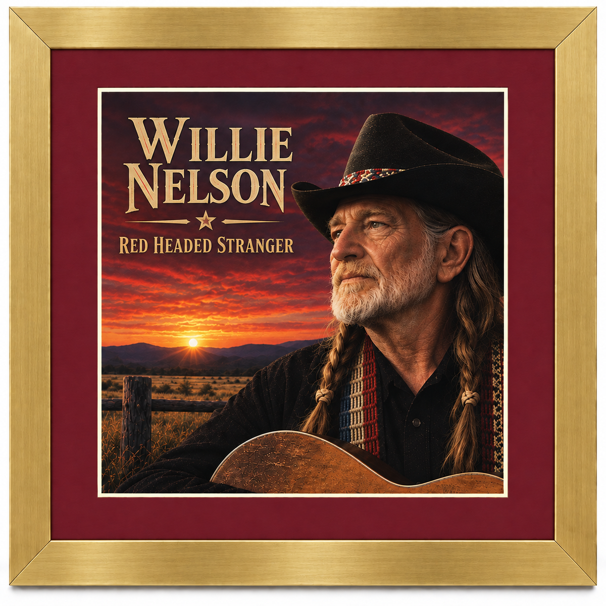 12" LP Record Album Frame for Sleeve with Mat (NO TRIM)