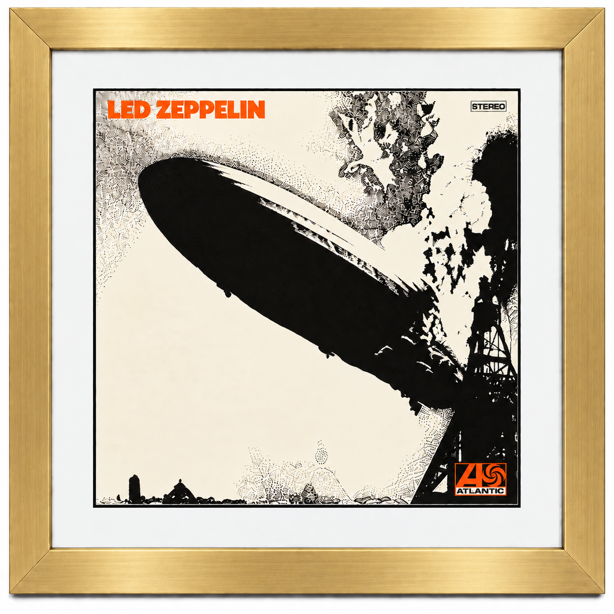 12" LP Record Album Frame for Sleeve with Mat (NO TRIM)