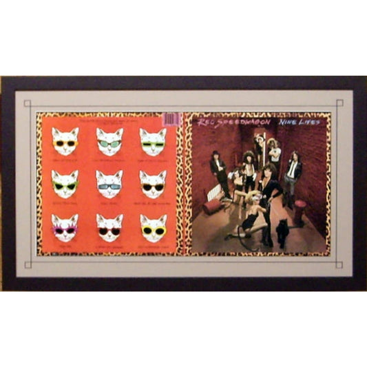 12" gatefold sleeve frame with mat