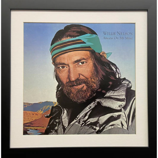 12" LP Record Album Frame for sleeve with white mat no trim