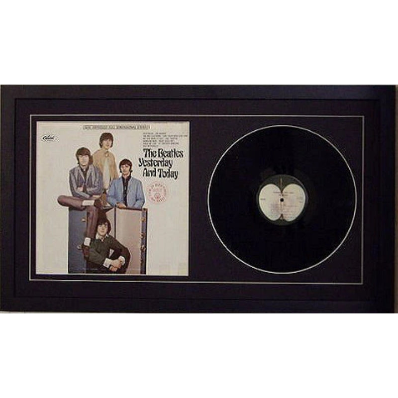 12" LP Record Album Frame with Sleeve black mat black frame