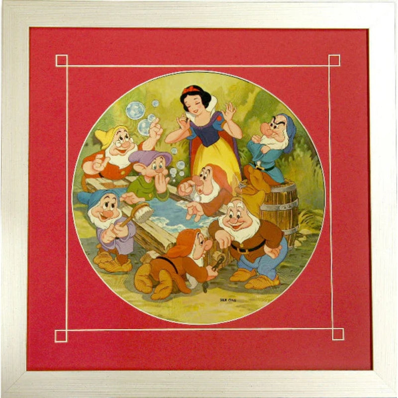 12" LP Vinyl or Picture Disc Frame red-white mat silver frame