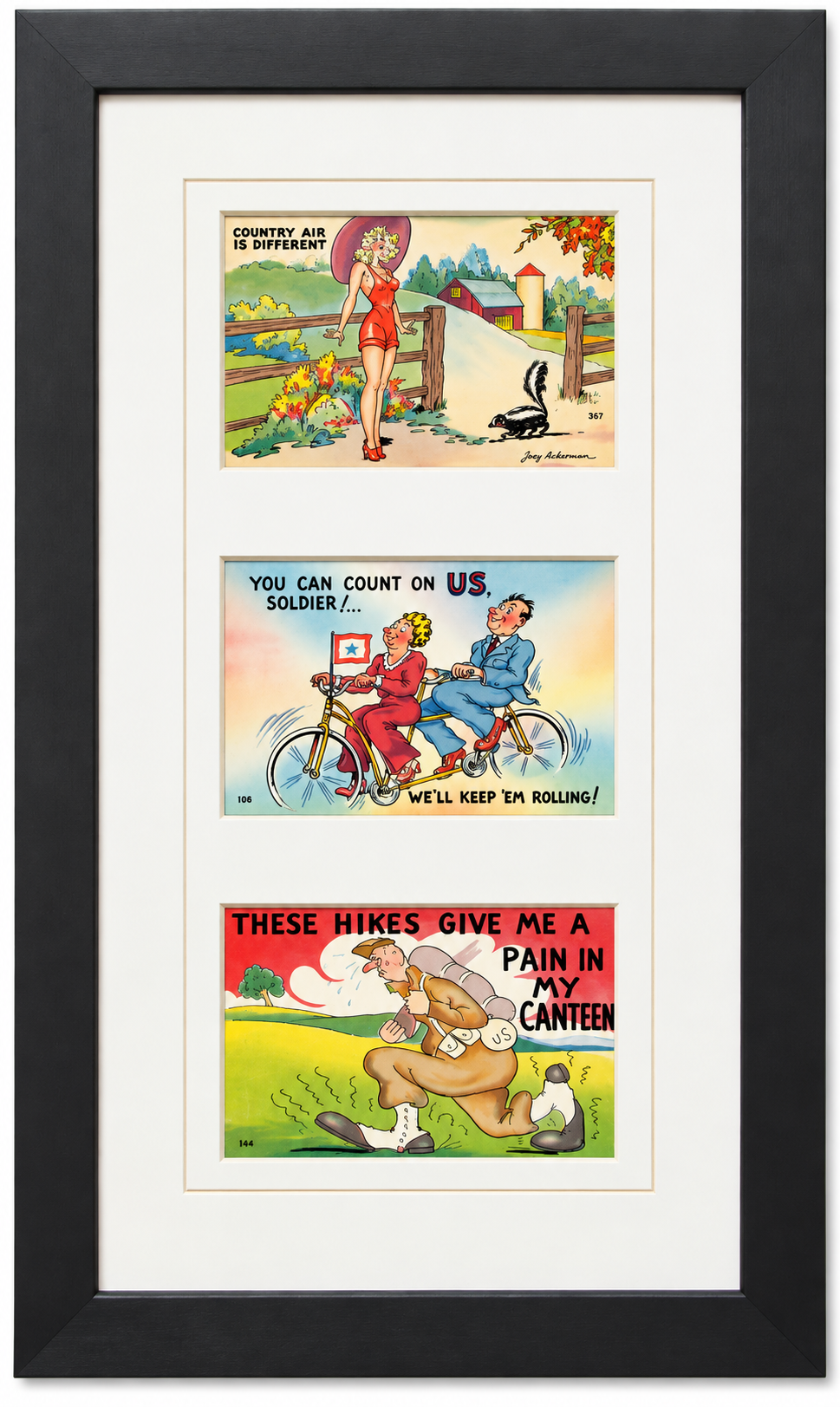 Three Postcard Frame