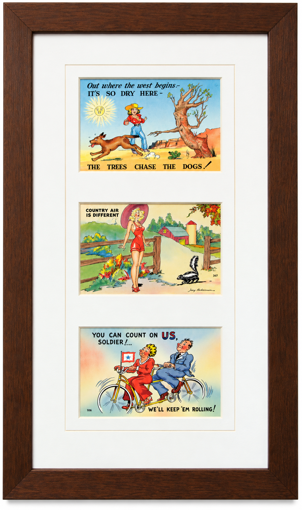 Three Postcard Frame