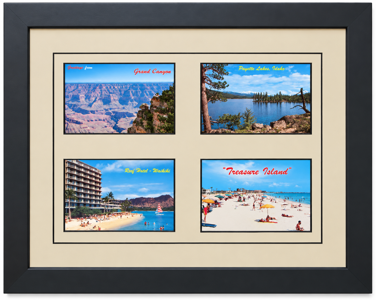 Four Postcard Frame