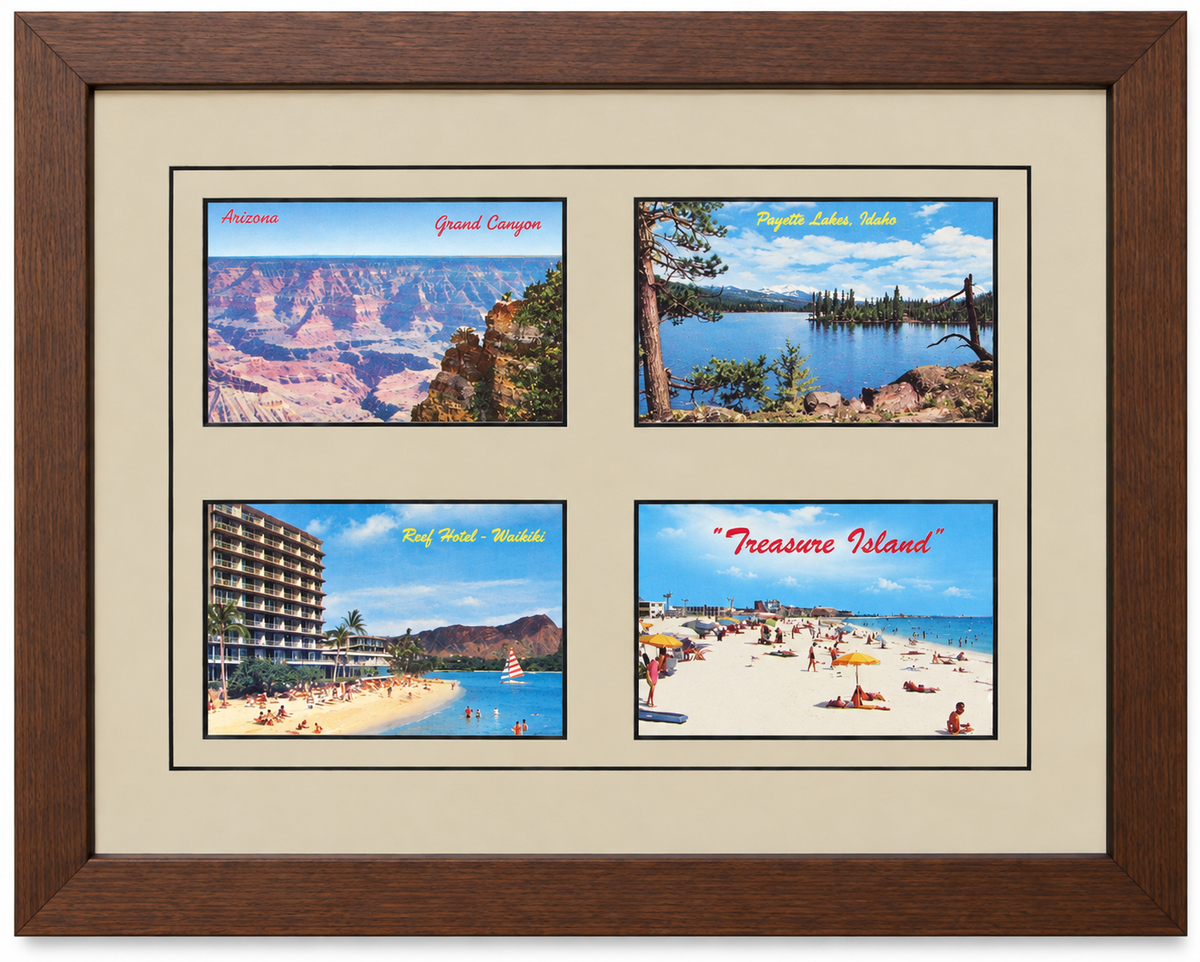 Four Postcard Frame