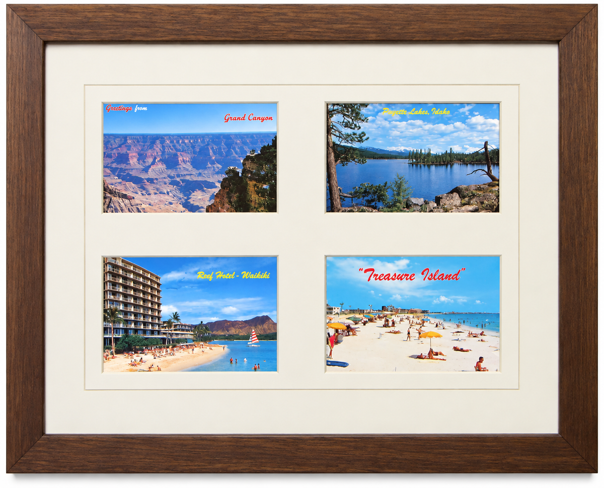 Four Postcard Frame