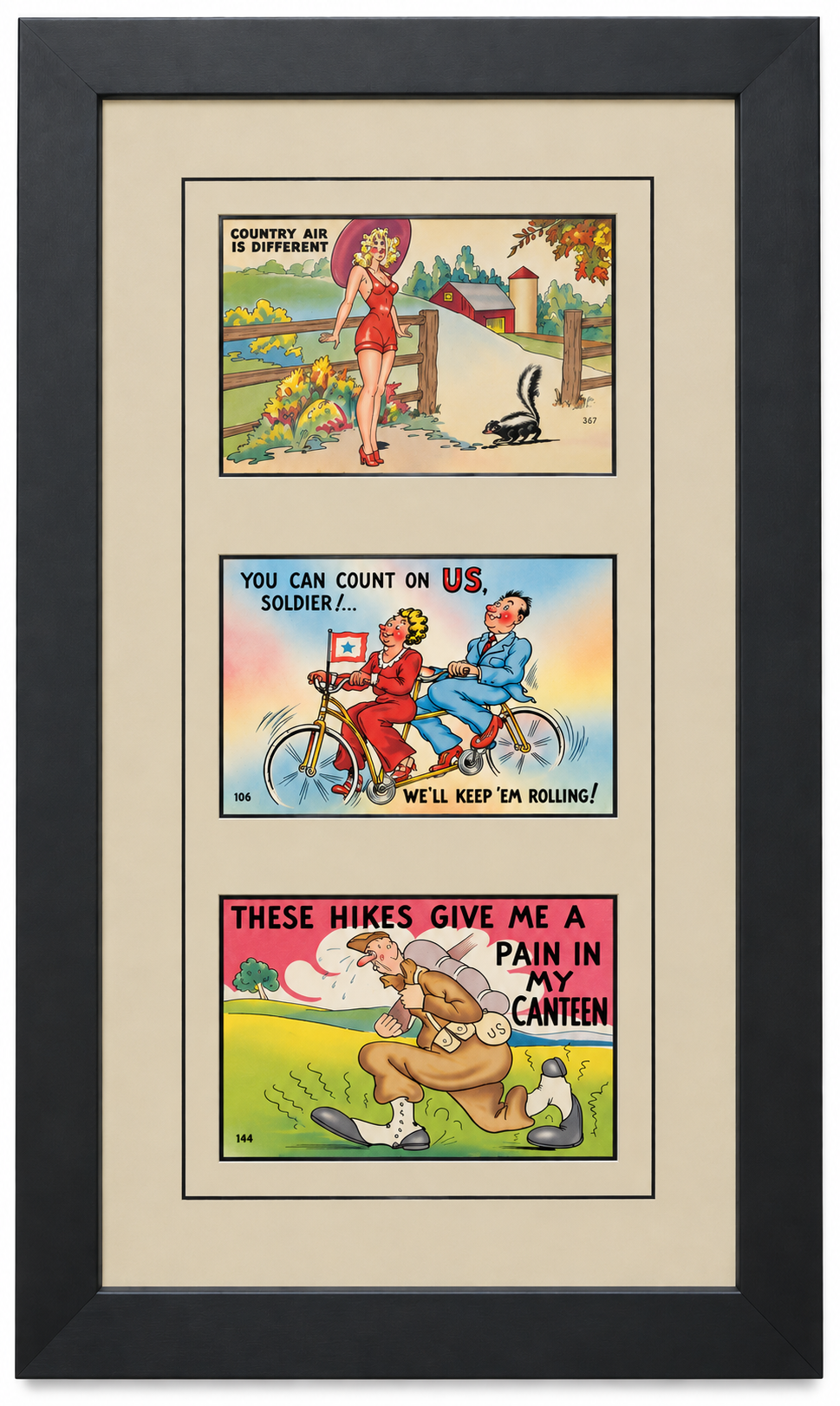 Three Postcard Frame