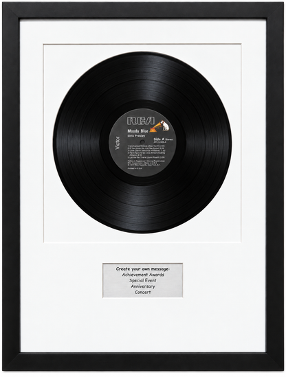 12" LP Record Album Frame with Personalized Message