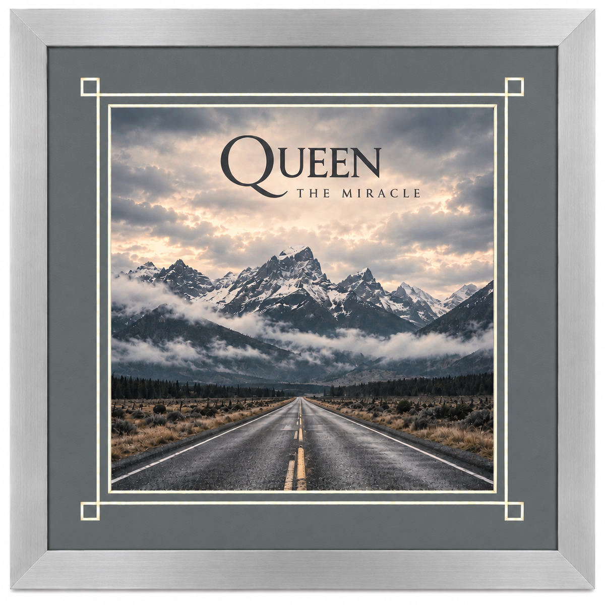 12" LP Record Album Frame for Sleeve with Mat