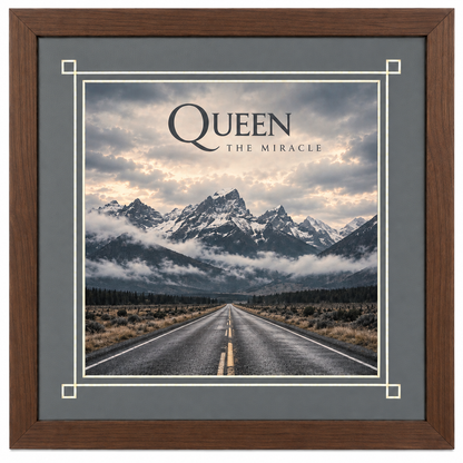 12" LP Record Album Frame for Sleeve with Mat