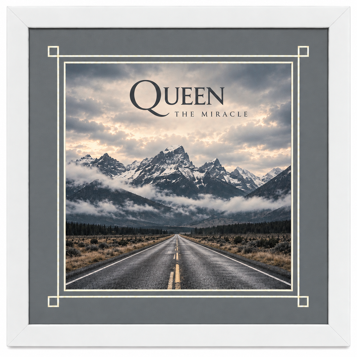 12" LP Record Album Frame for Sleeve with Mat