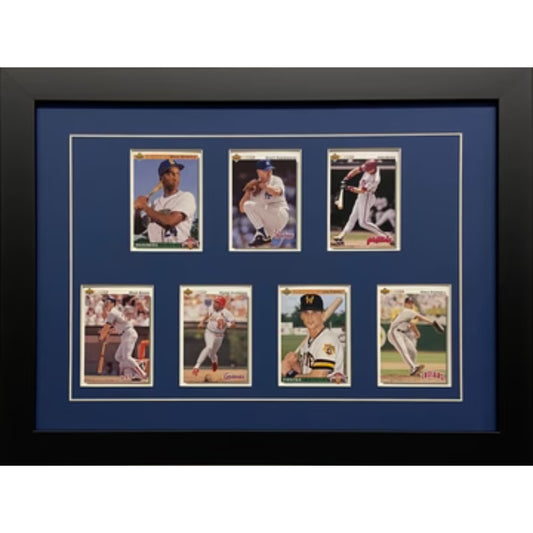seven trading card frame
