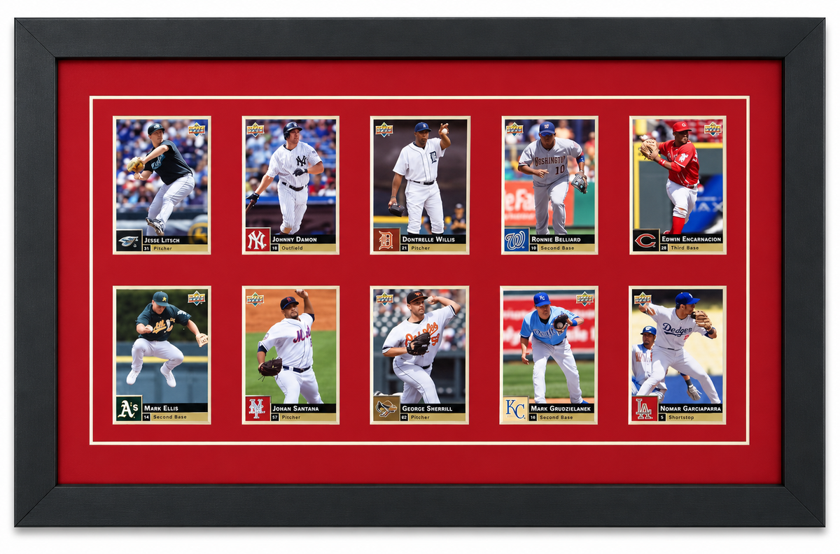 Ten Trading Card Frame