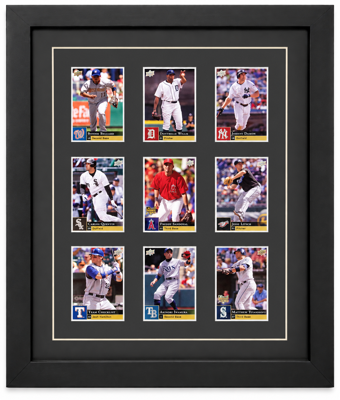 Nine Trading Card Frame