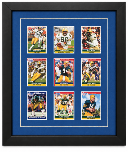 Nine Trading Card Frame